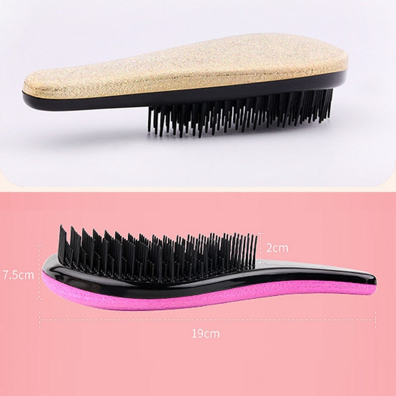 Escova mágica de cabelo anti-quebra e anti frizz