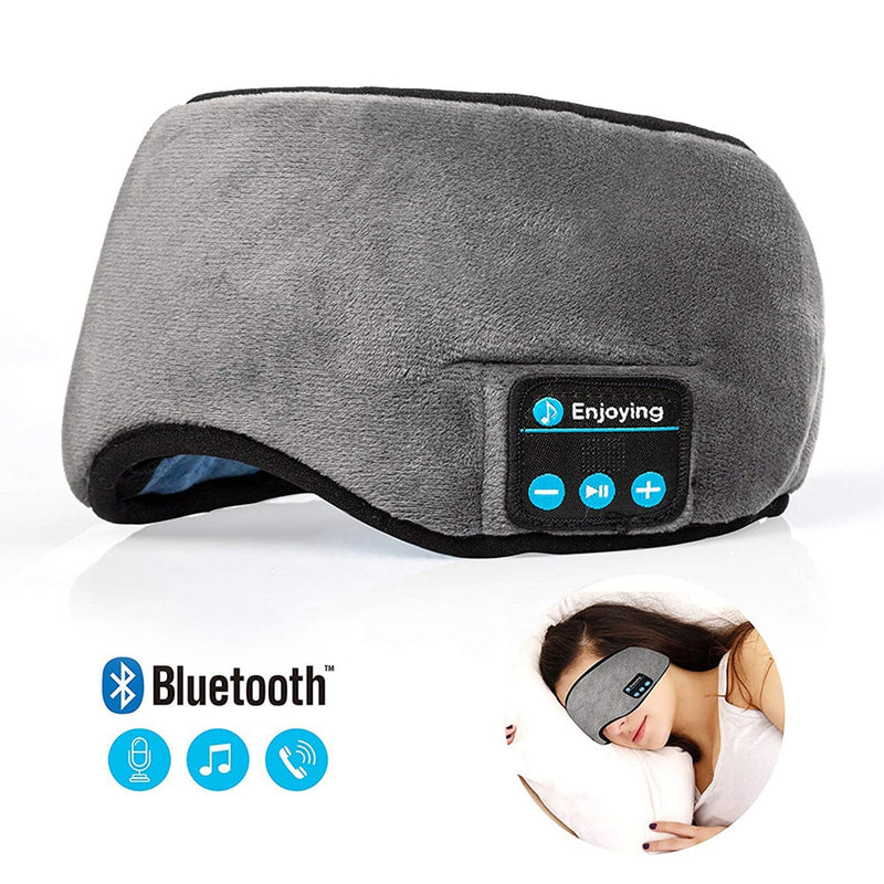 Tapa olho para descanso com Bluetooth para escutar música