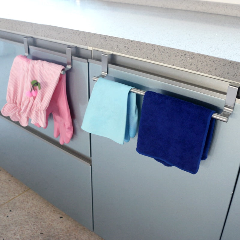 suporte de toalha de aço inoxidável para banheiro ou cozinha